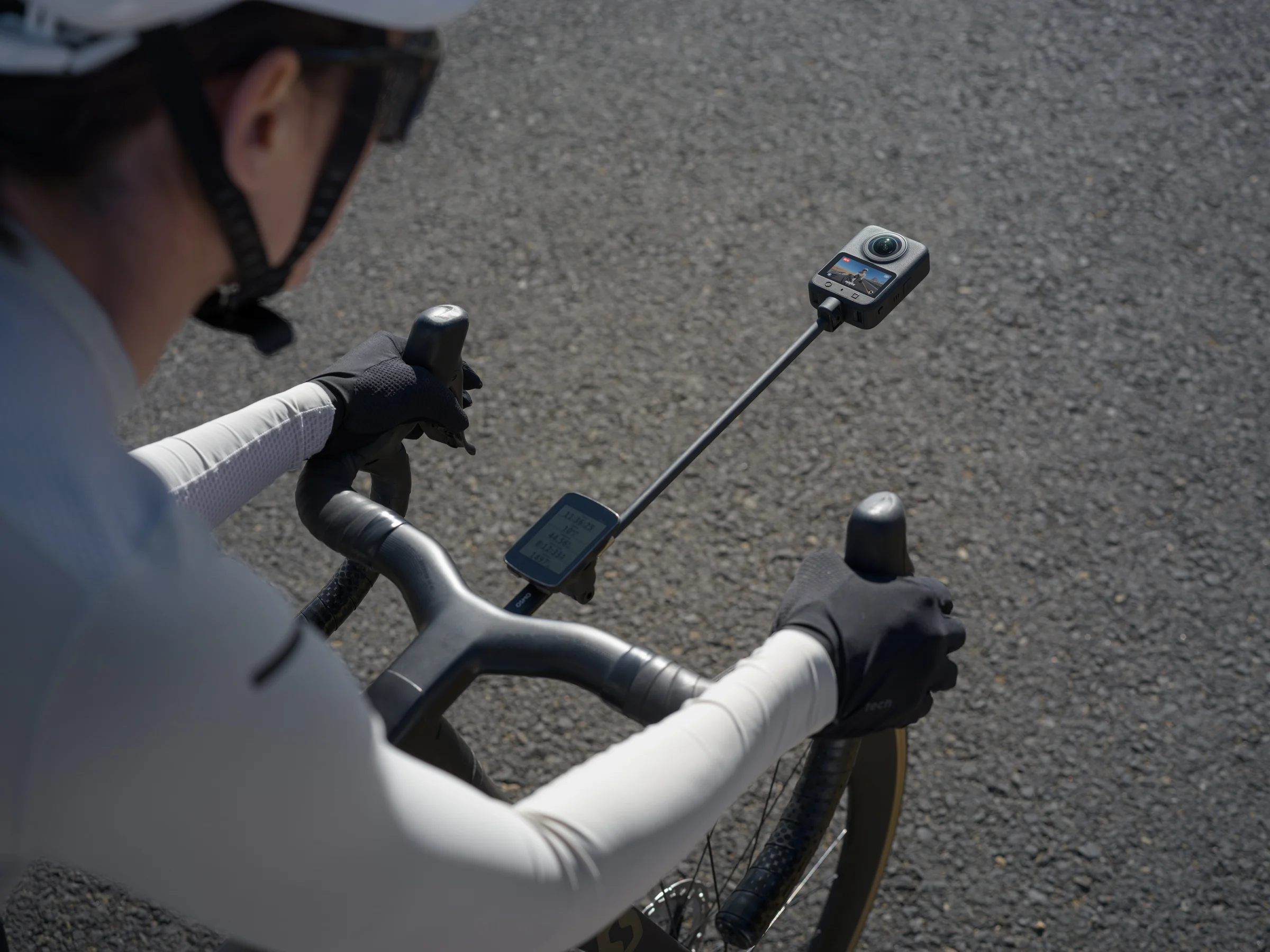 DJI Osmo nano&360 outdoor shooting